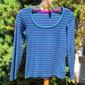 BODEN Long Sleeve Striped Tee